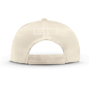 Posición de marcaje gorra posterior