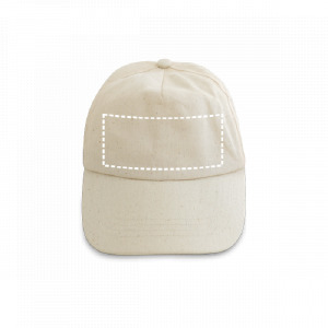 Posición de marcaje gorra delantera