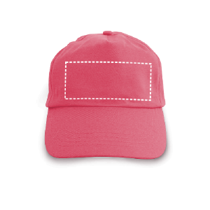 Posición de impresión gorra delantera con transfer digital