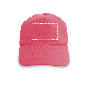 Posición de marcaje gorra delantera