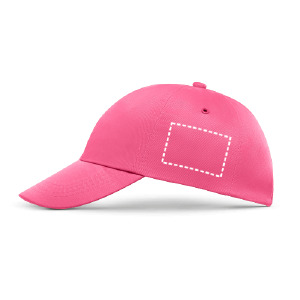 Posición de marcaje gorra cinta