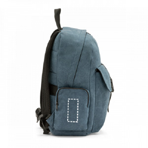 Posición de marcaje mochila placa