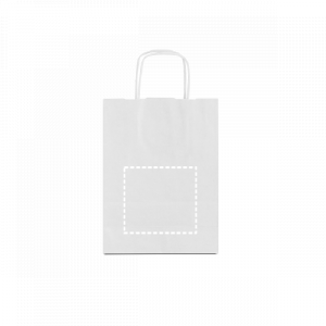 Posición de impresión bolsa delantera con serigrafía textil