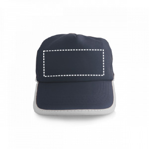 Posición de impresión Gorra delantera