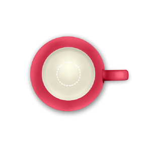Posición de marcaje taza cuerpo