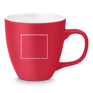 Posición de marcaje taza cuerpo