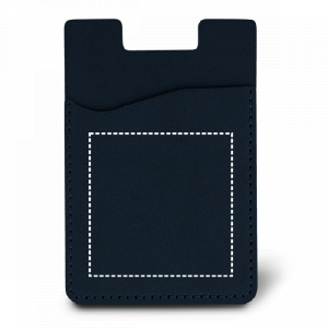 Posición de impresión porta-tarjetas delantera con serigrafía