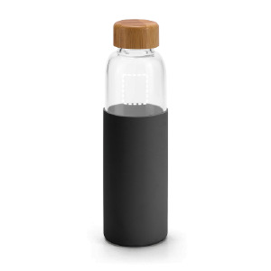 Posición de marcaje botella deporte cuerpo superior