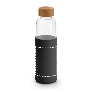 Posición de marcaje botella deporte manga
