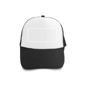 Posición de marcaje gorra delantera