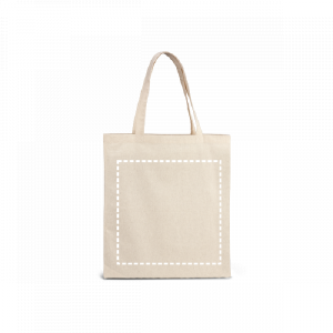 Posición de impresión bolsa delantera con serigrafía textil