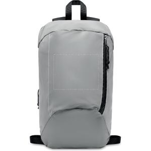 Posición de impresión front pocket con serigrafía