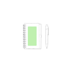 Posición de impresión En la portada de la libreta