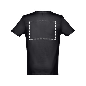 Posición de marcaje camiseta manga corta espalda
