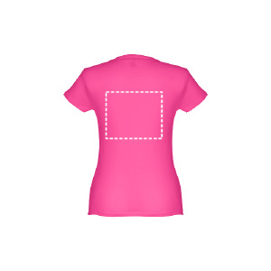 Posición de marcaje camiseta manga corta espalda