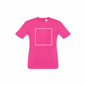 Posición de marcaje camiseta manga corta pecho