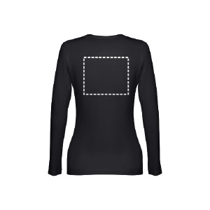 Posición de marcaje camiseta manga larga manga