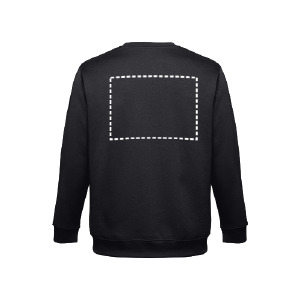 Posición de marcaje sudadera manga