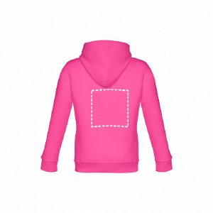 Posición de marcaje sudadera manga