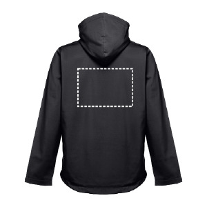 Posición de marcaje chaqueta softshell pecho