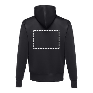 Posición de marcaje parka pecho