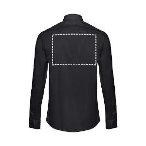 Posición de marcaje camisa espalda