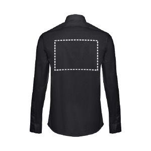 Posición de marcaje camisa espalda