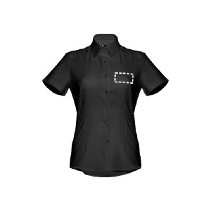 Posición de marcaje camisa manga corta espalda