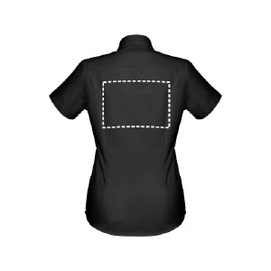 Posición de marcaje camisa manga corta espalda