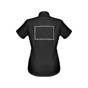 Posición de marcaje camisa manga corta manga