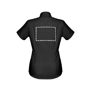 Posición de marcaje camisa manga corta espalda