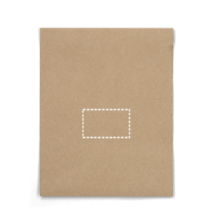 Posición de impresión caja delantera con serigrafía