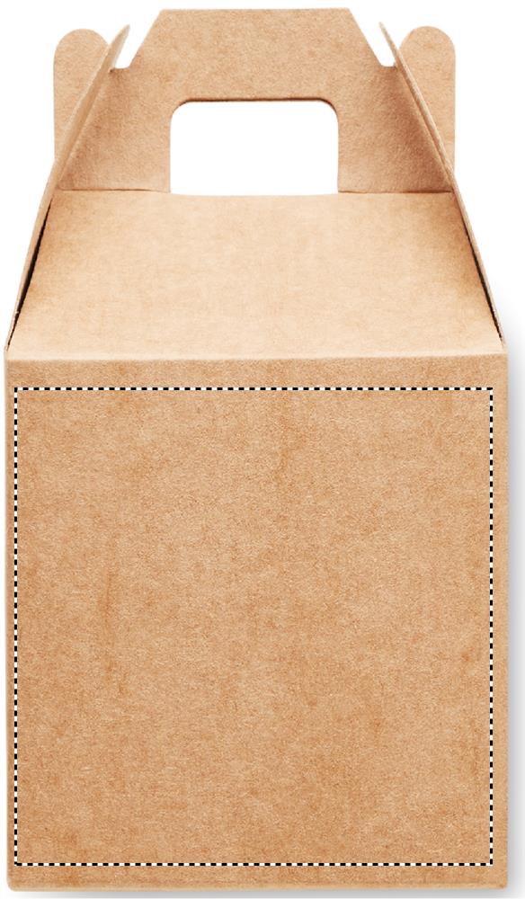 Posición de impresión box front con etiqueta digital