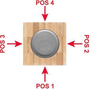 Posición de impresión Tealight holder