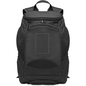 Posición de impresión front pocket con transfer serigrafía