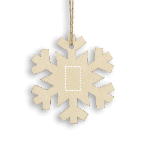Posición de impresión copo de nieve delantera con láser (hasta 2cm2)