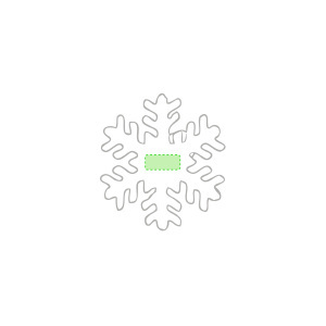 Posición de marcaje en el copo de nieve