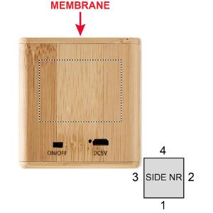 Posición de marcaje speaker 1 side 4