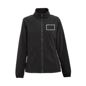 Chaqueta con capucha pecho