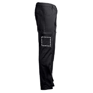 Posición de marcaje pantalones bolsillo lateral