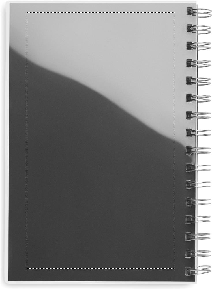 Posición de impresión transparent back con doming