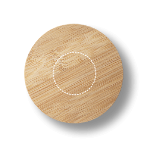 Posición de impresión tetera bottle lid con láser (hasta 2cm2)