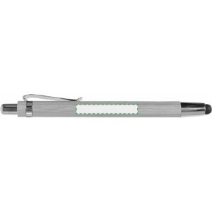 Junto al clip, escritura diestra