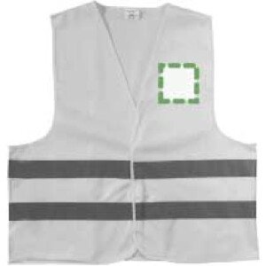 Logo en la parte derecha del pecho