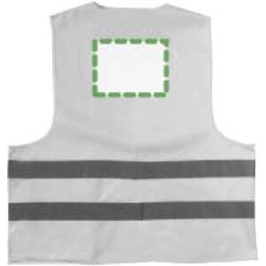 Logo en la parte izquierda del pecho