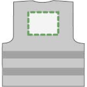 Logo en la parte izquierda del pecho