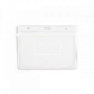 Porta credencial delantera superior