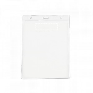 Posición de marcaje porta credencial delantera superior