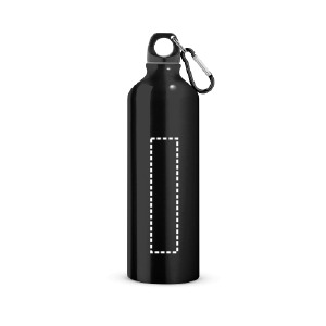 Posición de marcaje botella deporte cuerpo