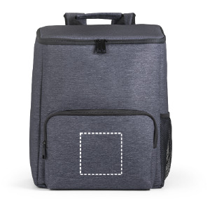 Posición de marcaje mochila bolsillo frontal